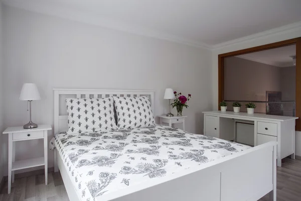 Luxus elegantes Schlafzimmer — Stockfoto