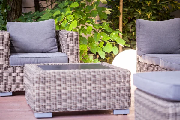 Modern garden furniture — Stock Photo, Image