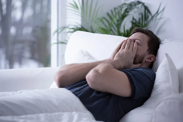 Man kan niet in slaap vallen — Stockfoto