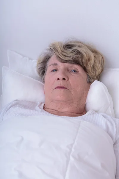 Older suffering woman — Stock Photo, Image