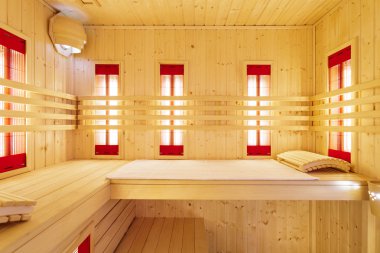 Lüks daire içinde özel sauna