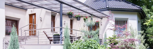 House with cozy verandah — Stock Photo, Image