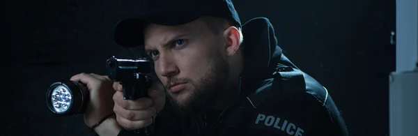 Profesionální policejní důstojník — Stock fotografie