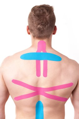 Kinesio Taping, kinesiology tape clipart