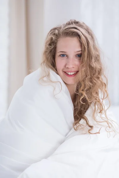 Vrouw in goed humeur — Stockfoto