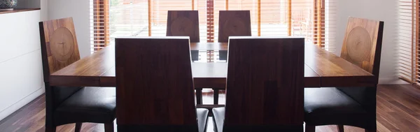 Close-up of wooden table — Stock Photo, Image