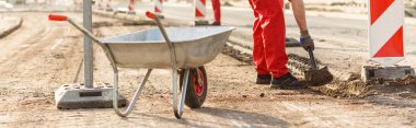 Yol yapımı, el arabası
