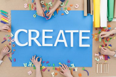 Yaratıcı çocuklar kelime oluşturma