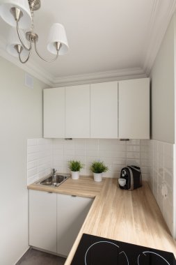 Katı ahşap mutfak tezgah