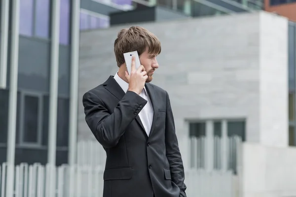 Man calling to work — Stock Photo, Image