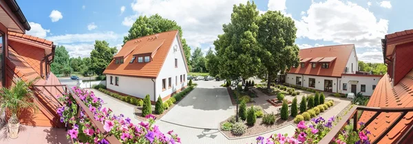 Blick vom Balkon — Stockfoto