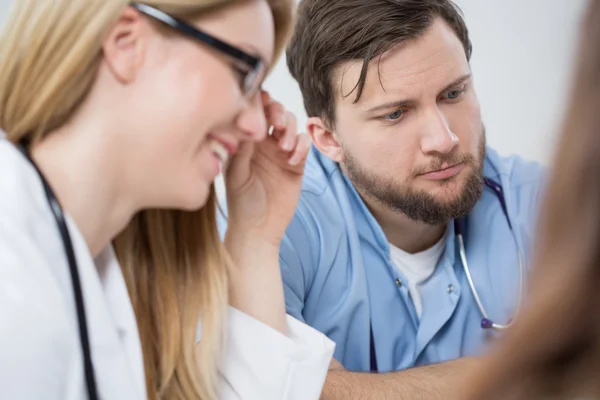 Gros plan du médecin — Photo