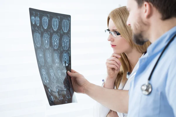 Brain scanning results — Stock Photo, Image