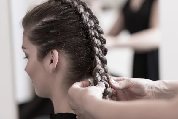 Beautiful wedding hairstyle — Stock Photo, Image