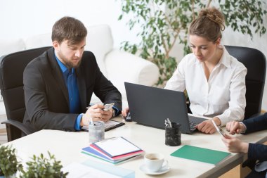 Ofis çalışanları bir molası