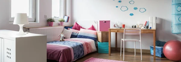 Modernes Design Mädchen Zimmer Interieur — Stockfoto