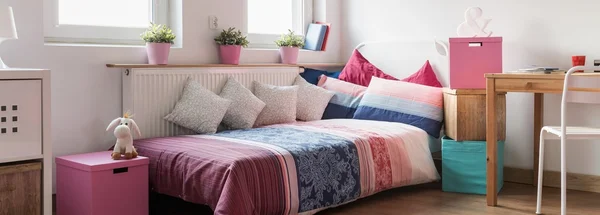 Girlish sleeping area — Stock Photo, Image