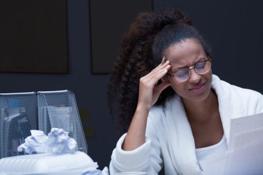 Umutsuzluk öğrenci sınav için öğrenme