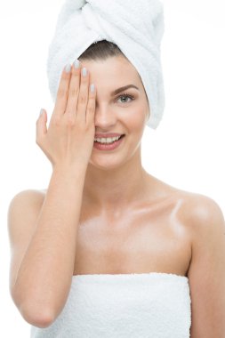 Bayan Türban havlu ile