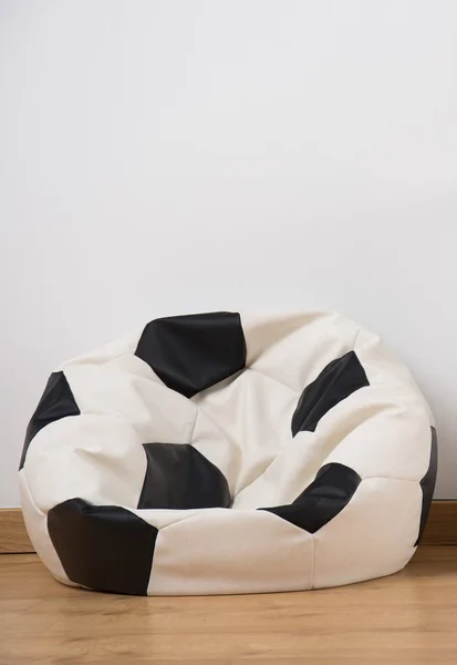 Fútbol bola frijol bolsa silla —  Fotos de Stock