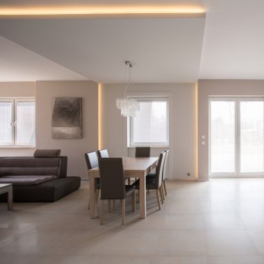 Ferah evde yemek alanı