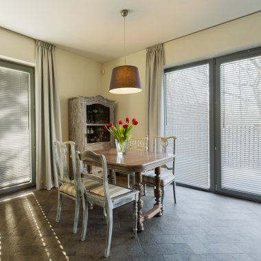 eski moda yemek alanı