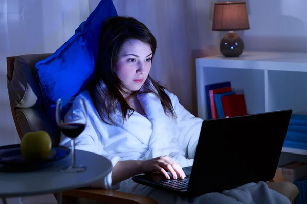 Young woman's free time — Stock Photo, Image