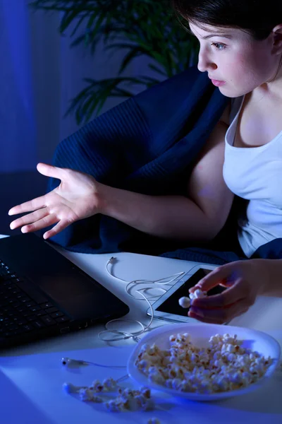 Student und das Internet — Stockfoto