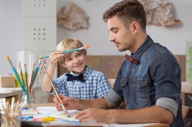 Öğretmen ile yetenekli öğrenci