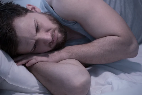 Depressed man after break up — Stock Photo, Image