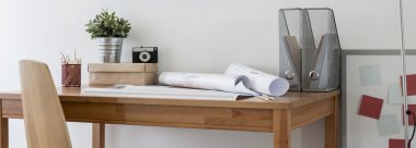 Genç mimar için çalışma alanı