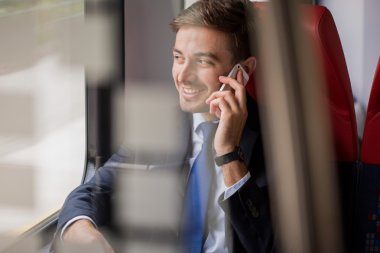 Mavi yakalı iş seyahati sırasında