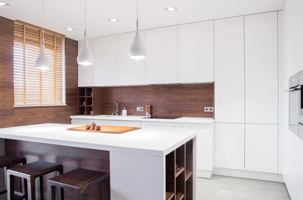 Design moderno Cozinha Interior — Fotografia de Stock