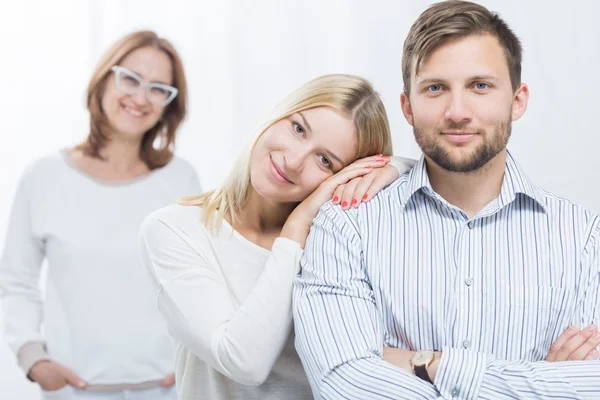 Picture of happy family — Stock Photo, Image