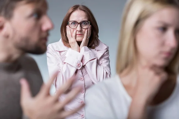 Argument v rodině — Stock fotografie