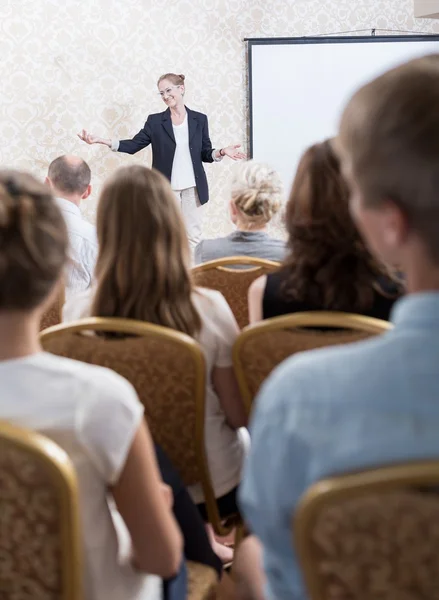 Teilnehmer der Konferenz — Stockfoto