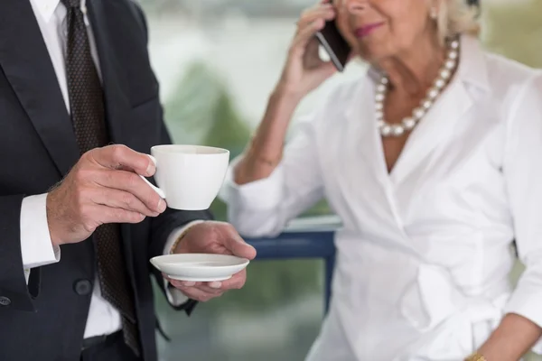 Busy during break — Stock Photo, Image