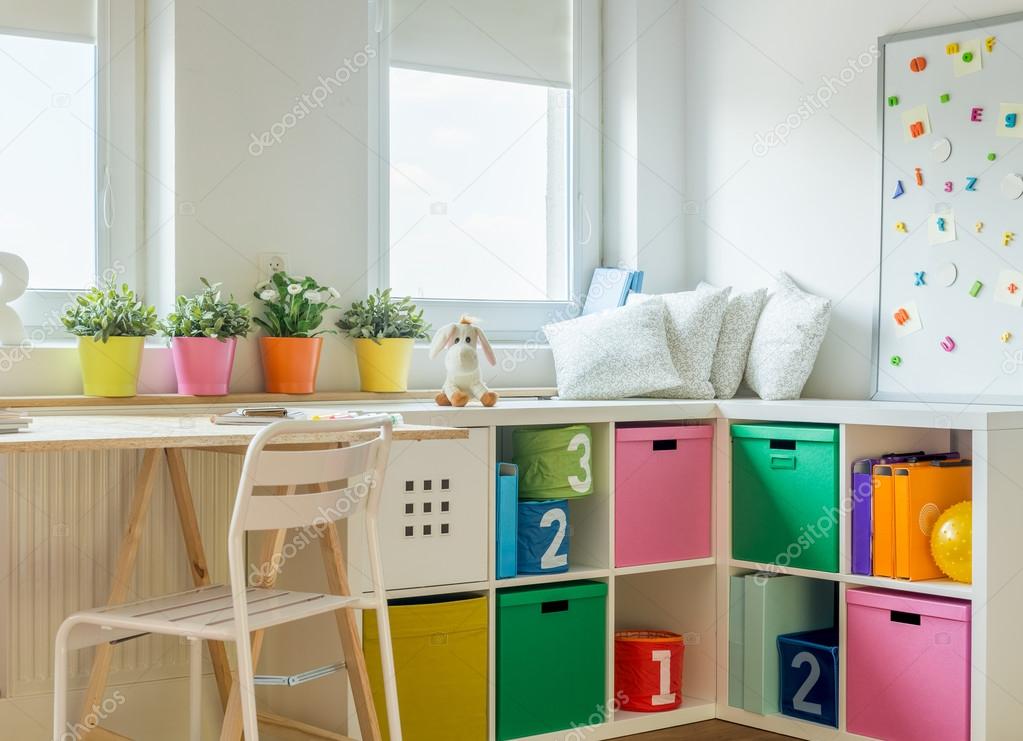 Unisex kids room Unisex kids room design — Stock Photo © photographee