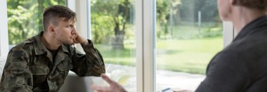 Bir asker ile psikoterapi 
