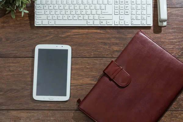 Organisator op het Bureau — Stockfoto