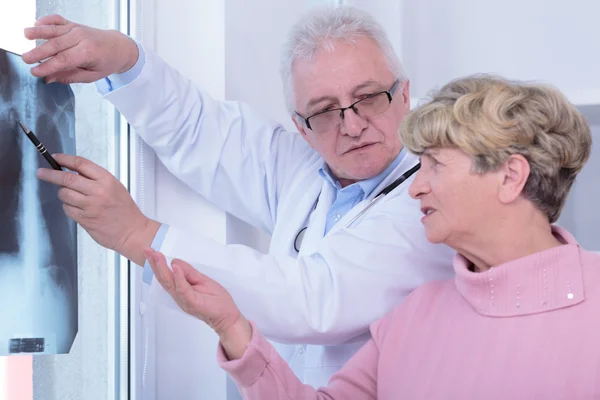 Schlechtes Röntgenbild — Stockfoto