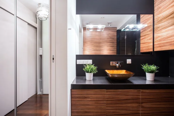 Elegant modern bathroom design — Stock Photo, Image