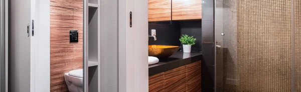 Modern luxus fürdőszoba belső — Stock Fotó