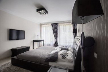 Yatak odasında modern tarz