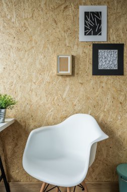 Beyaz modern sandalye