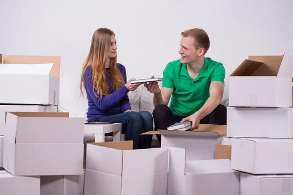 Verhuizen van ouders — Stockfoto