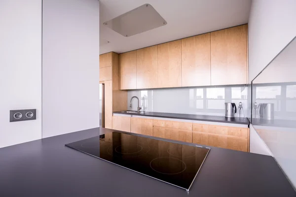 Interior de cozinha contemporânea elegante — Fotografia de Stock