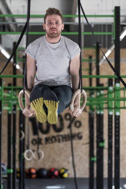 Gymnastic rings workout