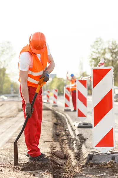 Glättung des Bodens — Stockfoto