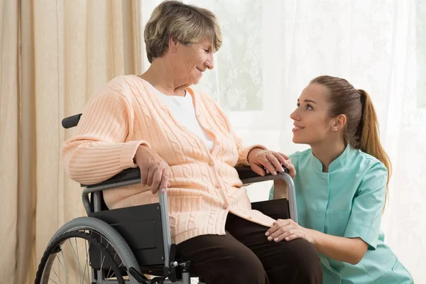 Working in care home — Stock Photo, Image